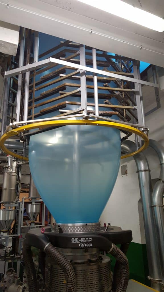 extrusion3 Extrusion d'une bulle de PE à la sacherie de la charentonne